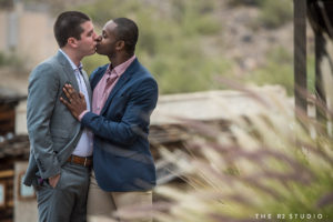 surprise proposal and engagement session in scottsdale at the JW marriott by The R2 Studio. We specialize in photographing same sex couples and making them feel fabulous.