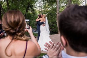 L'Auberge de Sedona elopement wedding photo of Colten and Riley. These amazing elopement wedding photos were taken by the best elopement wedding photographers in Arizona, The R2 Studio.