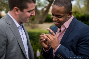 surprise proposal and engagement session in scottsdale at the JW marriott by The R2 Studio. We specialize in photographing same sex couples and making them feel fabulous.