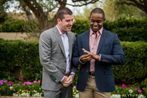 surprise proposal and engagement session in scottsdale at the JW marriott by The R2 Studio. We specialize in photographing same sex couples and making them feel fabulous.